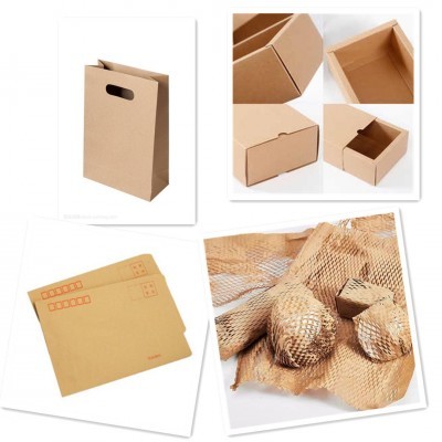 环保木浆牛皮纸牛卡纸包装牛皮纸卷筒平板规格齐全图5