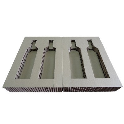 加厚酒瓶卡槽蜂窝纸包装东莞源头厂家供应 防碰撞易运输纸箱包装图3