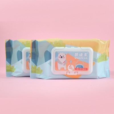 厂家直供 湿巾 60抽 手口宝宝婴幼儿 湿纸巾 幼儿 大包家用图5