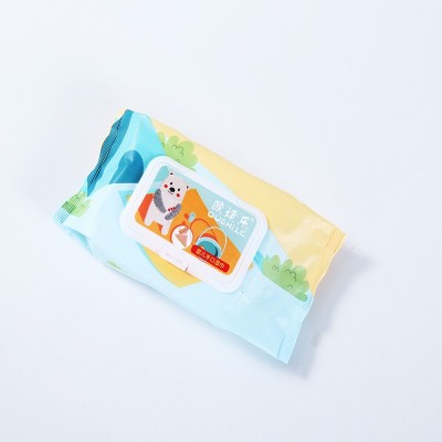 厂家直供60片儿童湿巾 宝宝湿纸巾 婴儿湿巾 湿巾纸 湿巾批发