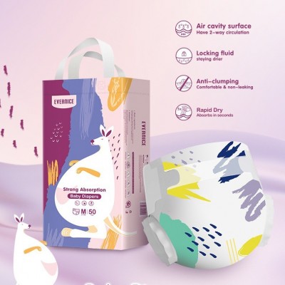 厂家直销一次性婴儿纸尿裤绵柔透气干爽专供外贸一次性婴儿纸尿裤图4
