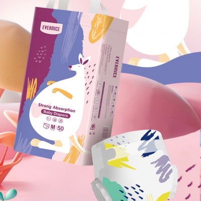 厂家直销一次性婴儿纸尿裤绵柔透气干爽专供外贸一次性婴儿纸尿裤图2