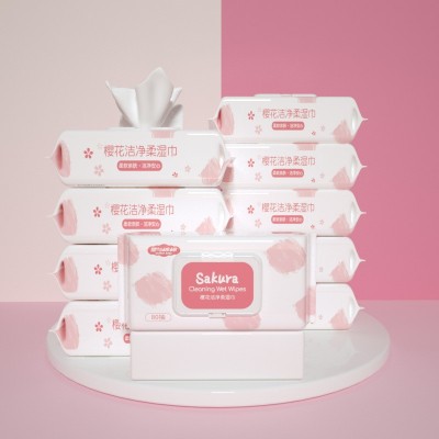 工厂直销婴与棉棉婴儿湿巾80抽带盖婴儿湿纸巾批发工厂一件代发图2