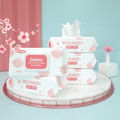 工厂直销婴与棉棉婴儿湿巾80抽带盖婴儿湿纸巾批发工厂一件代发图4