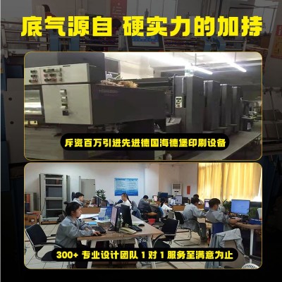 纸卡印刷小批量 定制对折纸卡吊卡标签印刷彩色卡纸对折卡片批发图2