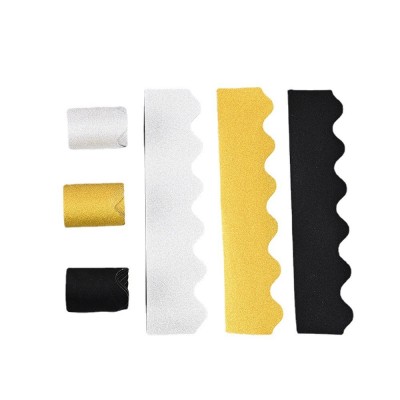 边框纸批发金色金葱纸公告板黑板边框纸卡铜版纸印刷黑白格边框纸图5