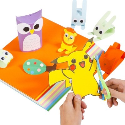 蛙声纸业原浆A3 230克彩色卡纸 幼儿园DIY手工贺卡 硬 彩纸 绘画纸图3