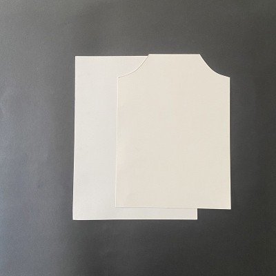 内衬纸板衬衫T恤翻领双面白卡纸折衣叠衣服纸板硬纸板服装包装纸图4