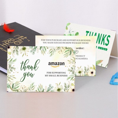 英文售后卡 服务感谢卡感谢信索评卡亚马逊速卖通卡片现货印刷厂.图5