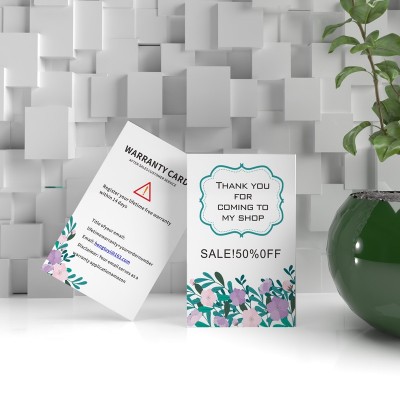 英文售后卡 服务感谢卡感谢信索评卡亚马逊速卖通卡片现货印刷厂.图3