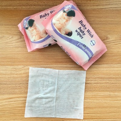 80片袋装粉紫色婴儿家用湿纸巾 经济装厂家批发可DZ可批发