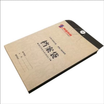 档案袋文件袋定 制印刷logo白牛皮袋办公投标彩色资料袋A4文件袋图5