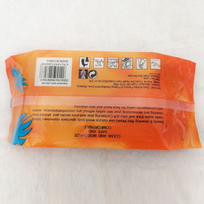 80片袋装女士卸妆面部清洁湿纸巾外文包装 厂家批发D做图3