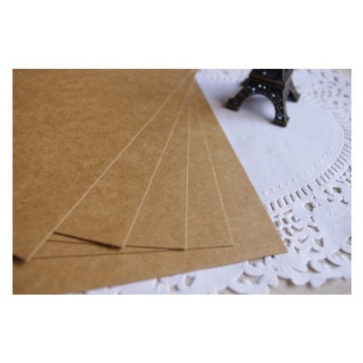 定制空白明信片双面卡片贺卡涂鸦自制手绘加厚黑卡白色牛皮色卡纸图4