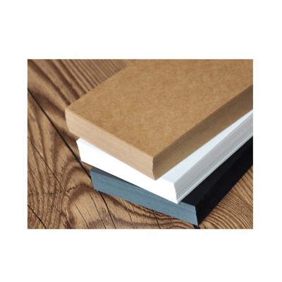 定制空白明信片双面卡片贺卡涂鸦自制手绘加厚黑卡白色牛皮色卡纸图3