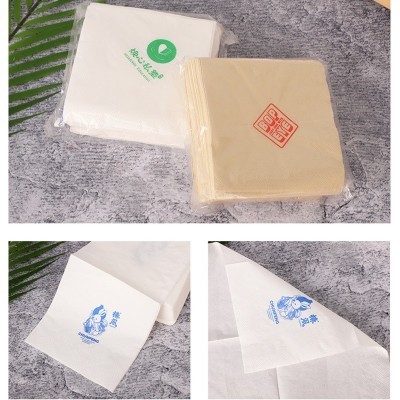 餐巾纸定制印logo广告纸巾餐厅方巾纸咖啡厅酒店用纸奶茶店外卖图5