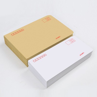 牛皮纸信封现货黄色公司学校增值税发票袋白色多规格加厚厂家批发图4