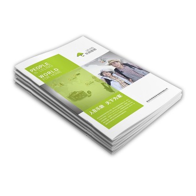 企业画册印刷书籍彩页设计定做公司广告宣传册制作黑白杂志教材书图5