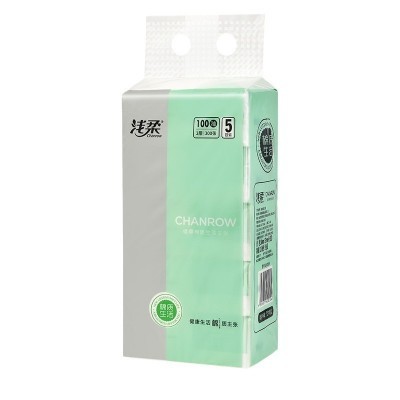 家用抽纸一提五包300张活动推广礼品纸巾卫生纸福利地推纸抽包邮图2