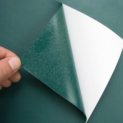 VC墨绿色墙纸壁纸自粘批发北欧简约素色客厅卧室学校文化墙贴图4