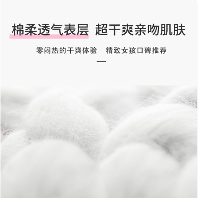 源头工厂卫生巾整箱批发310干爽网面护垫轻薄透气夜用少女姨妈巾图2