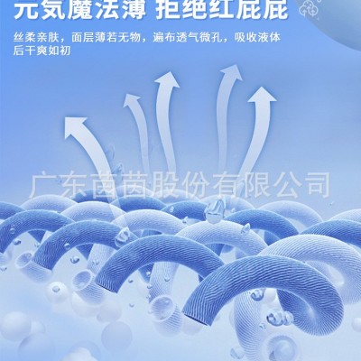 元気小精灵婴儿纸尿裤柔薄透气亲肤面层宝宝通用尿不湿1包装图7