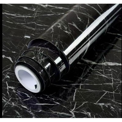 加厚家用厨房防油贴纸防水灶台橱柜浴室瓷砖旧家具翻新大理石贴纸