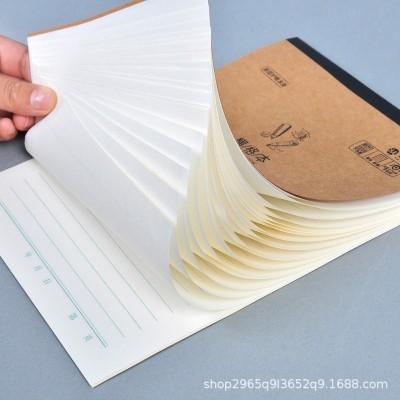 作业本批发16K单面初中小学生本子加厚语文本数学本英语本横格本图3