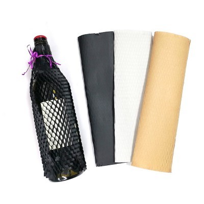 亚马逊牛皮纸蜂窝缓冲纸网格蜂巢包装卷筒平张纸快递包装蜂窝纸卷图3