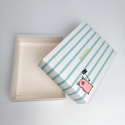 袜子卡通包装盒内衣内裤毛巾礼品盒天地盖开天窗纸盒饰品礼盒定做图4