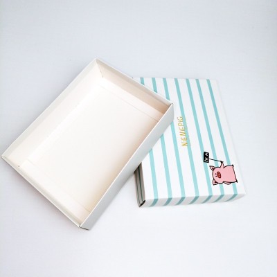 袜子卡通包装盒内衣内裤毛巾礼品盒天地盖开天窗纸盒饰品礼盒定做图5