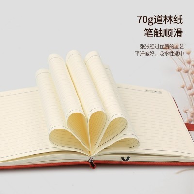 a5笔记本定制pu面时尚学生日记本U型扣软抄本 办公商务会议记事本图3