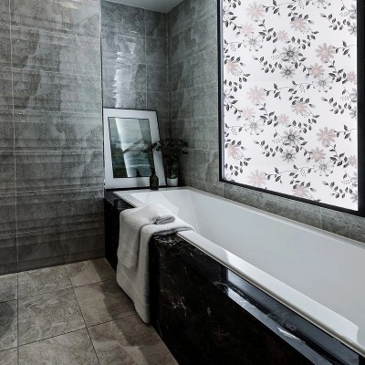 代发包邮自粘磨砂玻璃贴纸卫生间透光不透明窗户阳台遮光窗花纸图4