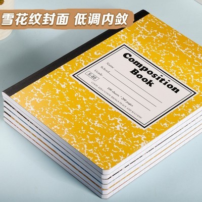 外贸雪花本跨境大理石外贸本美式分栏本B5加厚练习本批发厂家图3