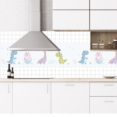 卡通清新现货装饰厨房防水防油贴纸自粘式加厚耐高温灶台瓷砖贴纸图5