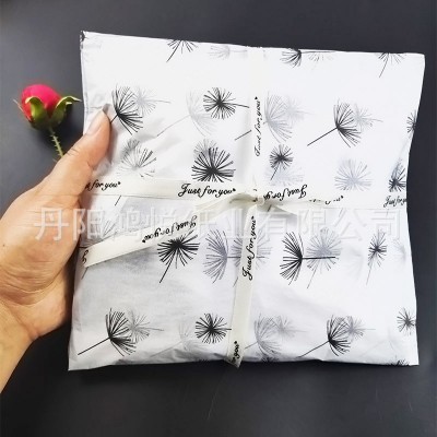 跨境复古中国风拷贝纸大理石纹古风雪梨纸17g衣服服装包装纸批发图2