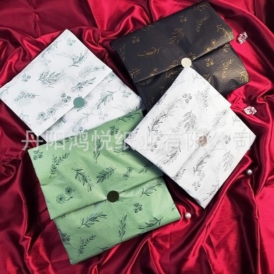 17g雪梨纸小清新ins风植物花草图案拷贝纸 服装包装纸礼盒内衬纸图3