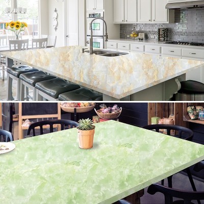 加厚大理石墙纸自粘墙贴厨房台面防油贴纸桌面瓷砖防水自贴壁纸图2