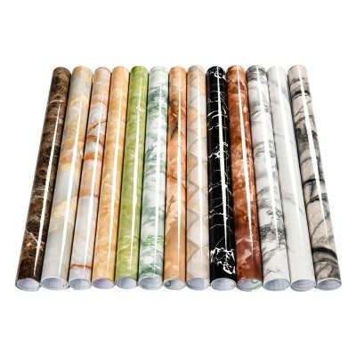 加厚大理石墙纸自粘墙贴厨房台面防油贴纸桌面瓷砖防水自贴壁纸图4