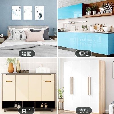 墙纸自粘批发纯色客厅宿舍装饰背景墙翻新贴卧室温馨防水防潮壁纸图3