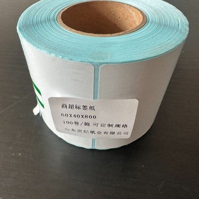 商超称纸标签6*4*800出口直供 物流 热敏贴纸图4