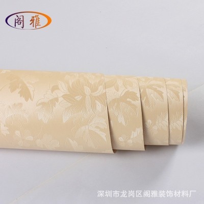 欧式自粘墙纸PVC壁纸加厚学生宿舍客厅卧室背景墙彩装膜3d墙贴纸