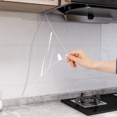 加厚厨房防油贴纸灶台自粘防水防潮防火耐高温油烟机墙面装饰贴膜图3