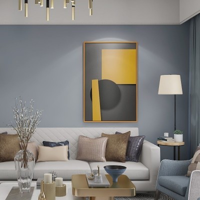 北欧风莫兰迪色系浅灰色纯色客厅电视背景墙壁纸卧室无纺布墙纸图4