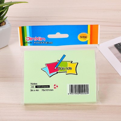 彩色方形便利贴n次学生记事贴办公便签贴3*4创意便利贴便签本批发图2