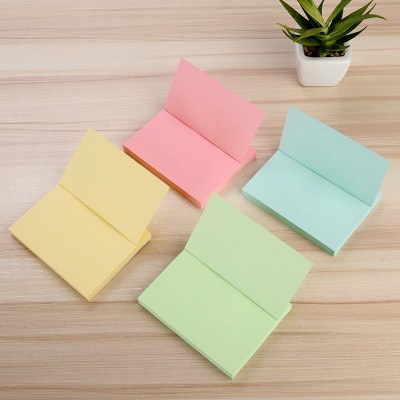 彩色方形便利贴n次学生记事贴办公便签贴3*4创意便利贴便签本批发图5