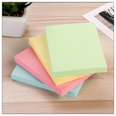 彩色方形便利贴n次学生记事贴办公便签贴3*4创意便利贴便签本批发图4