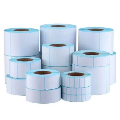 现货三防热敏纸标签定制不干胶条码电电子称超市打印纸空白热敏纸图2