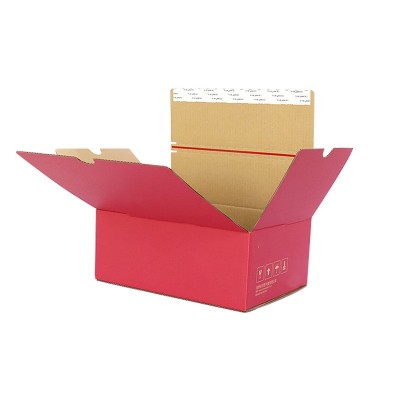 可撕拉包装盒定制印刷牛皮纸瓦楞盒瓦楞纸坑盒印刷定制厂家图5