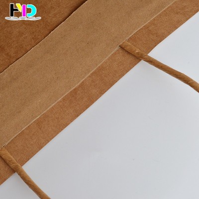 批发牛皮纸手提袋 白卡纸袋礼品服装袋子 餐饮外卖打包 手提袋图4